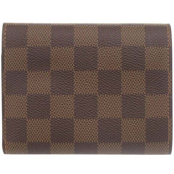 Excellent condition Louis Vuitton Portefeuille Victorine Damier N41659 tri-fo...